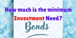 Minimum investment required in bonds