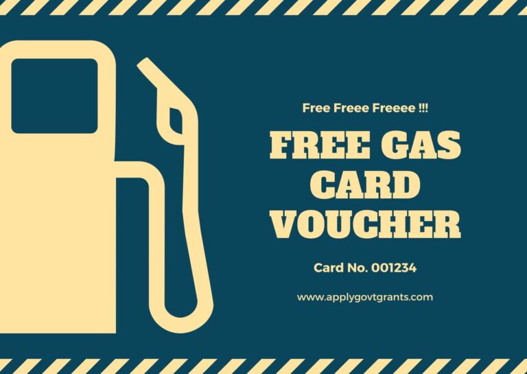 How To Get Free Gas Cards Vouchers Online Apply Govt Grants