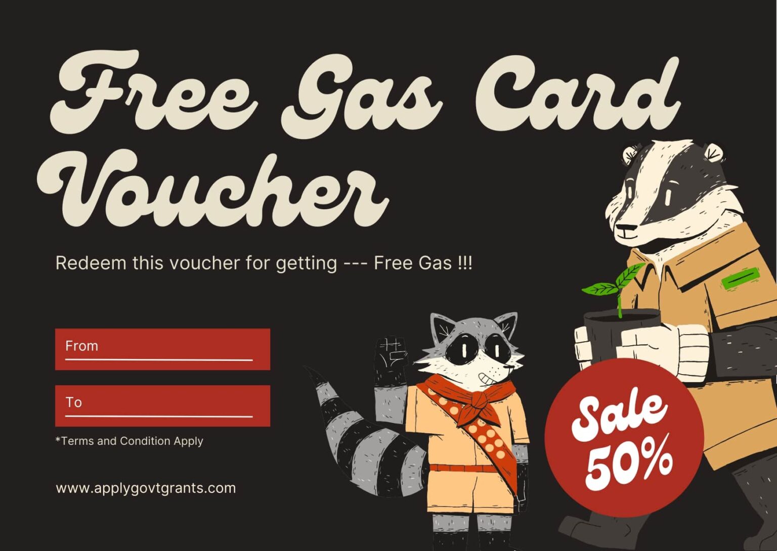 How To Get Free Gas Cards Vouchers Online? Apply Govt Grants