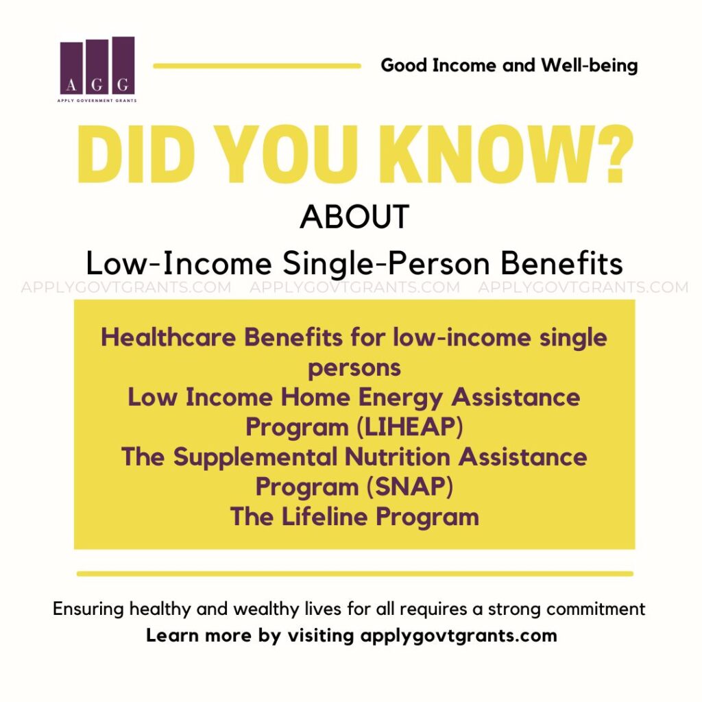 Benefits for low income persons