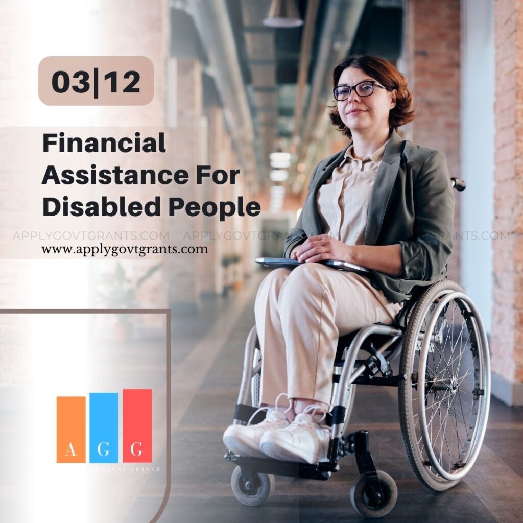 Disabled People Financial Assistance