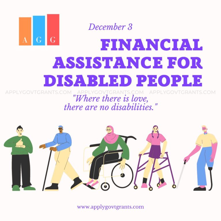 How To Get Financial Assistance For Disabled People Apply Govt Grants